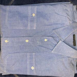 Blue Button-Up Shirt